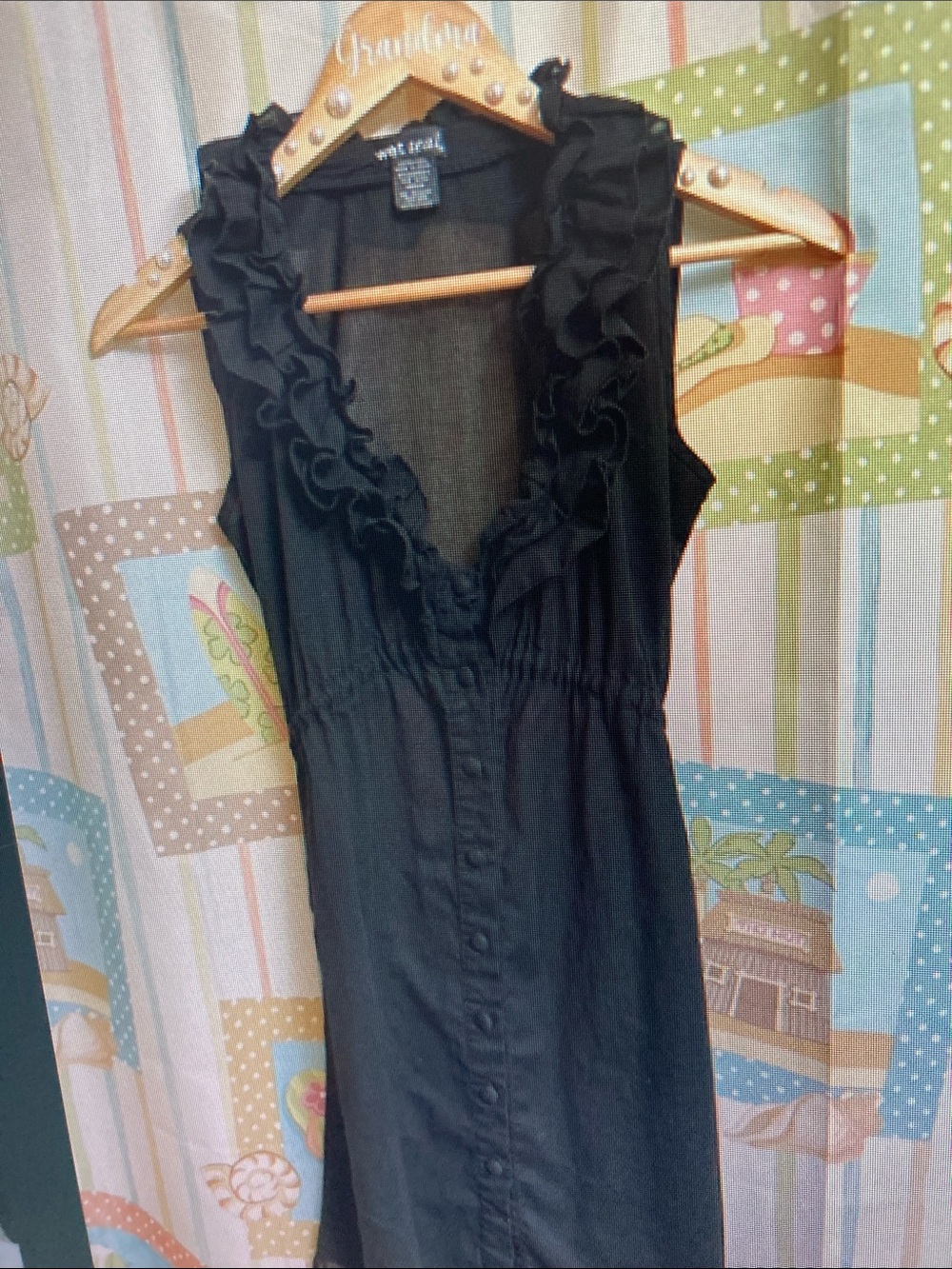 Women’s Black Ruffled Midi Dress by wet seal